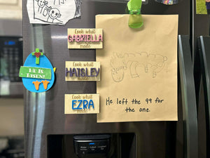 "Look What I Made" Art Magnets