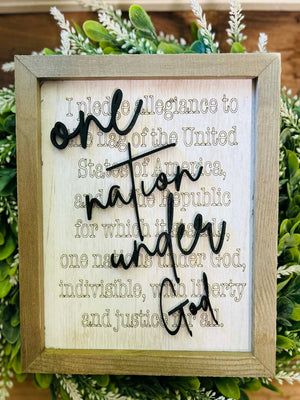Patriotic & Religious Framed Decor