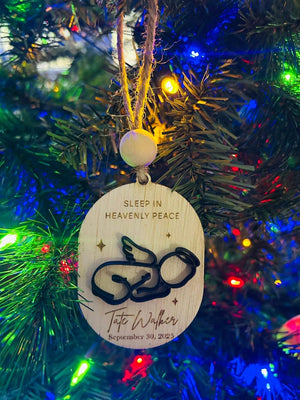 "Sleep in Heavenly Peace" Infant Memorial Ornament