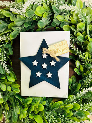 Americana Tiered Tray Decor Set