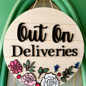 Floral Business 3D Door Hanger