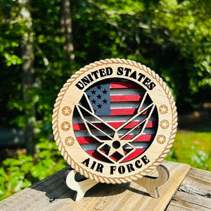 U.S. Air Force 3D Layered Emblem