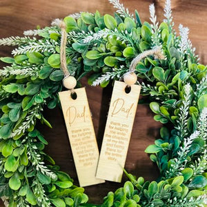Engraved Wooden Bookmark