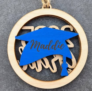 Double-Sided Personalized Graduation Ornament