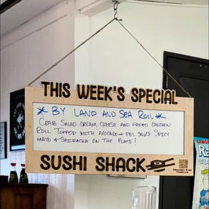 Personalized Hanging Wood Menu / Special Board Sign