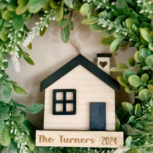 Personalized Family Home Ornament - Custom Year