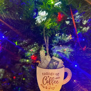 Cozy Cocoa/Coffee "Gift Card" Ornament