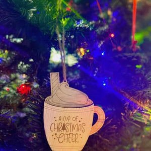 Cozy Cocoa/Coffee "Gift Card" Ornament